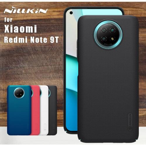 Nillkin For Xiaomi Redmi Note 9T 5G case Frosted full 360 Phone Case Lens Protective Back Cover For Redmi Note 9T