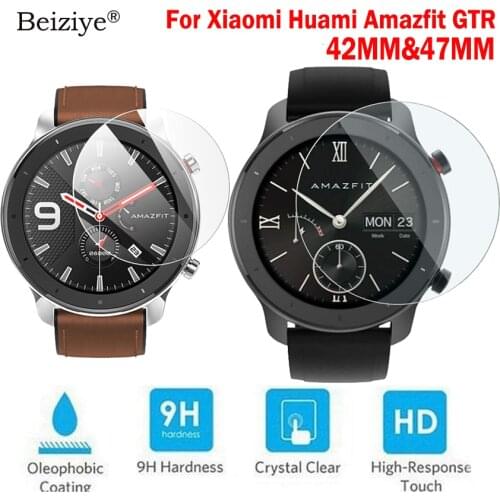 For Xiaomi Huami Amazfit GTR 42mm 47mm Tempered Glass Screen Protector Film for Xiaomi Huami Amazfit GTR Smart Watch Glass Films