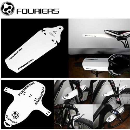 2pcs/lot FOURIERS Bicycle Fender Front and Rear Road MTB Mountain Bike Mudguard Mud Front Fork Rear Portable Quick Release