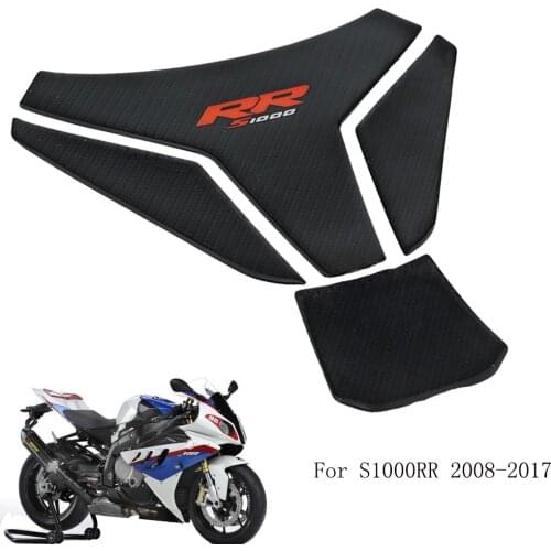 Motorcycle Carbon Resin Tank Pad Fuel Tank Decorative Sticker Black For BMW S1000RR, S1000 RR, S1000R