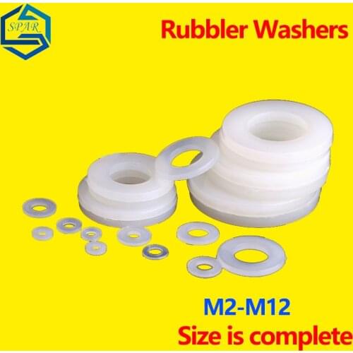 Pain Washers Nylon Gasket Screw Thick Insulating Flat Gasket Plastic/rubber Washer M2M2.5M4M5M6M8M10M12-M20