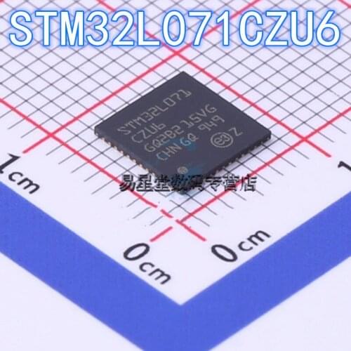1PCS-10PCS 100% brand new original authentic STM32L071CZU6 QFN-48 32L071CZU6 QFN48 32-bit microcontroller chip 32MHz/192KB