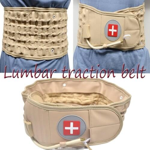 Lumbar pneumatic traction belt lumbar disc protrusion strain air belt outdoor tools