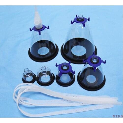 Pvc Cone Soft Black Silicone Veterinary Small Dog Cat Ventilation Animal Anesthesia Mask for Pet Clinic Animal Hospital