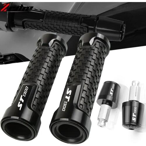 For HONDA ST1300 ST 1300 2002-2003 7/8" 22mm Motorcycle Handlebar Knobs Hand Grips Anti-Skid Scooter Handle Bar Grip Ends