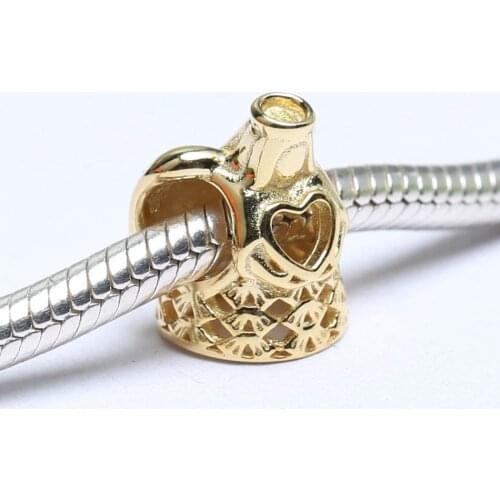 Authentic S925 DIY Jewelry Angel of Grace Charm fit Lady Bracelet Bangle Lady Gift Shine Openwork Bead