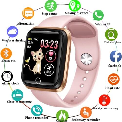 Smart Bracelet Blood Pressure Measurement Smart Band Waterproof Fitness Tracker Watch Women Men Heart Rate Monitor Smartband