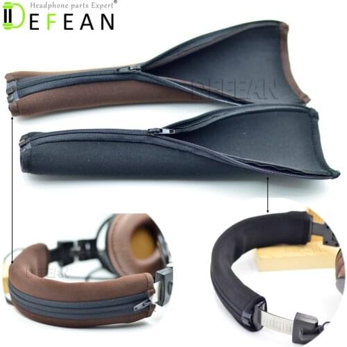 Defean 1pcs heabband Replacement headband protective zipper bands For Audio technica M30 M40 M50 M50X M50S M40X headphone