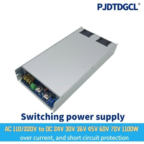 0-24V 30V 36V 45V 48V 60V 72V 110V 150VAdjustable 1100W (PFC) Switching Power Supply For Led 1100W 110V/220V Ac To Dc Smps