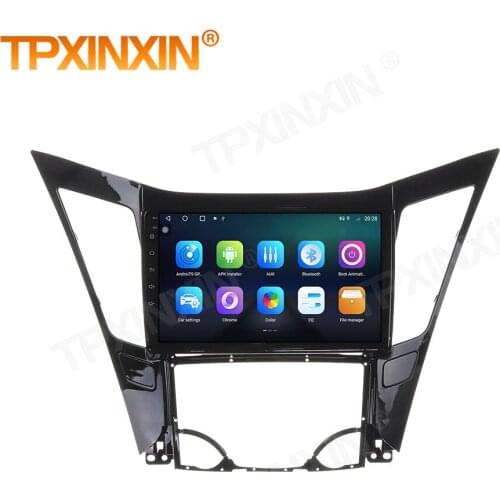 2 Din Carplay Android Radio Receiver Multimedia Stereo For Hyundai Sonata 2011 2012 2013 GPS Navigation BT Video Audio Head Unit