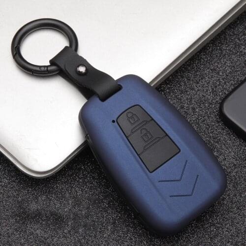 Car Key Case Cover For Toyota Camry CHR Corolla RAV4 Avalon Prius Yaris Land Cruiser Prado Hilux Fortuner 2019 2020 Accessories