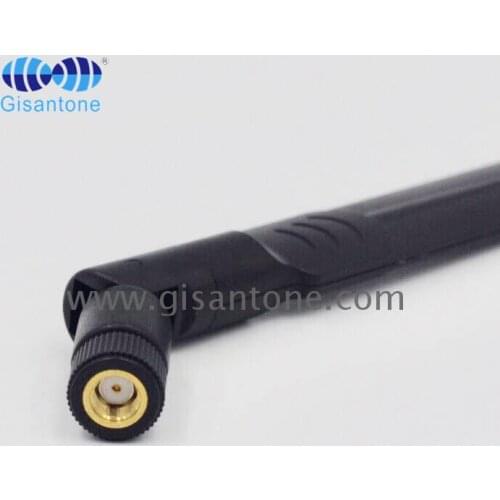 Quad band antenna: rubber antenna sma male right angle omni radiation duck