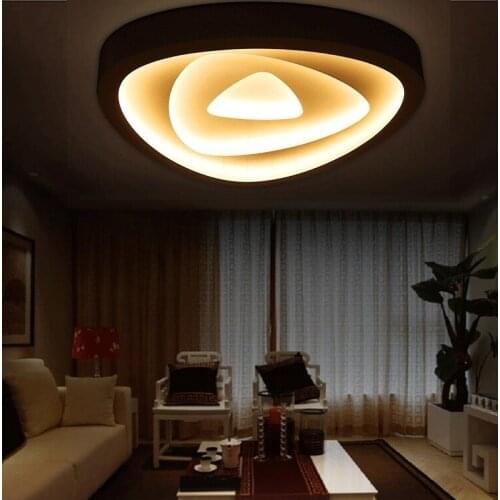 Art iron art acrylic LED ceiling lamp Living room bedroom study restaurant lights Office business lighting Ceiling light110-240V