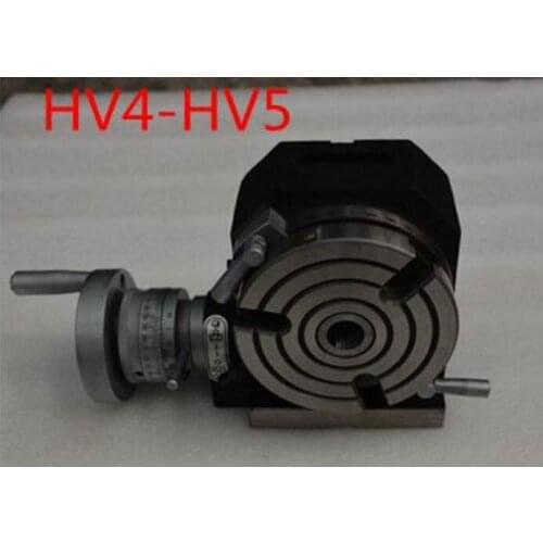 HV5 diameter 125mm vertical and horizontal milling machine rotary table