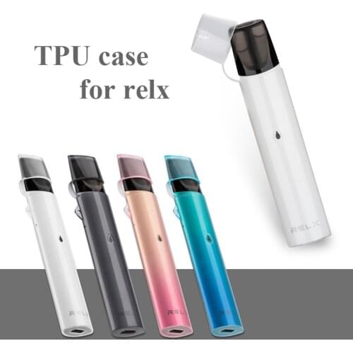Lovekeke clear TPU soft Case for relx classic Pod Kit Vape Silicone Cover Skin Protective Rubber Sleeve ModShield lanyard