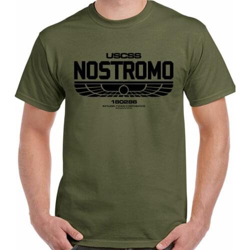 Nostromo 180286 - Mens T-Shirt Alien Film Movie USCSS Weyland-Yutani Sci-fi