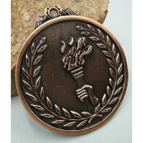 Silver torch Torch Kindergarten School Sports Medal Gold Silver Movement Honors Communication Developing Gymnastics Metal