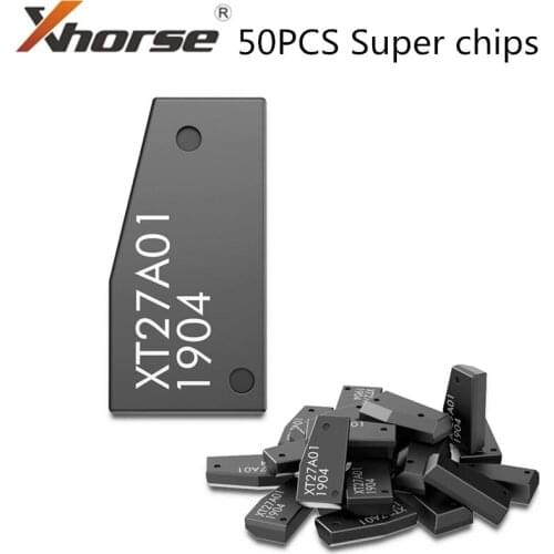 Xhorse VVDI Super Chip XT27A01 XT27A66 Transponder for VVDI2 VVDI Mini Key Tool 50PCS