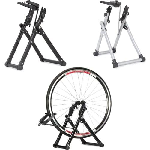 Bicycle tool repair rack maintenance rack bicycle turntable folding mountain wheel calibration plate