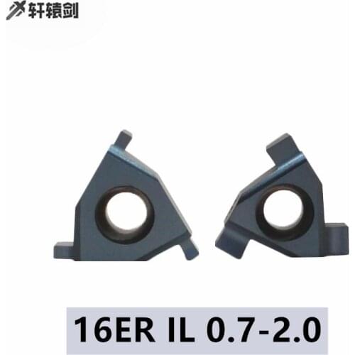 16ER IL 0.7 0.8 0.9 1.0 1.1 1.2 1.3 1.4 1.5 1.6 1.7 1.8 1, 9 2.0 16IR Tungsten Carbide Shallow Groove Tool Inserts Lathes