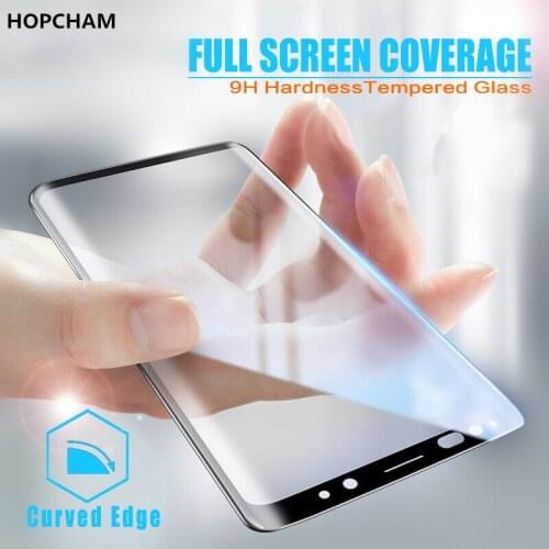 3D Curved Full Cover Tempered Glass For Samsung Galaxy S7 S6 Edge S9 Screen Protector For Samsung S6 S7 Edge S8 Protective Film