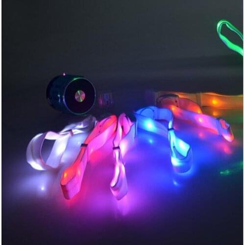 500pcs Voice Control LED Bracelet Sound Activated Light Up Flashing Glow Wristband for birthday Party Clubs new year wedding