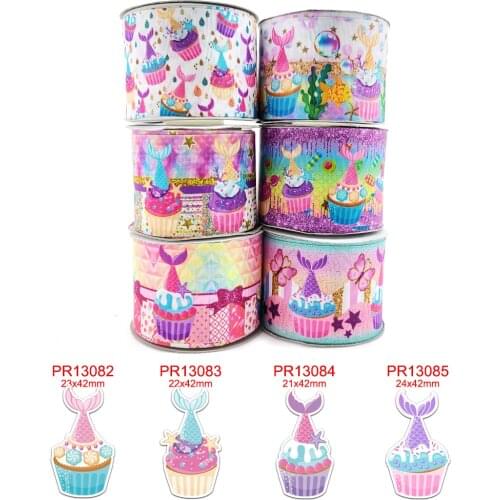 Choshim accessories 10 Yards Per Size Foods Ribbon Printed Grosgrain Ribbon DIY Bow Bag Material 41541