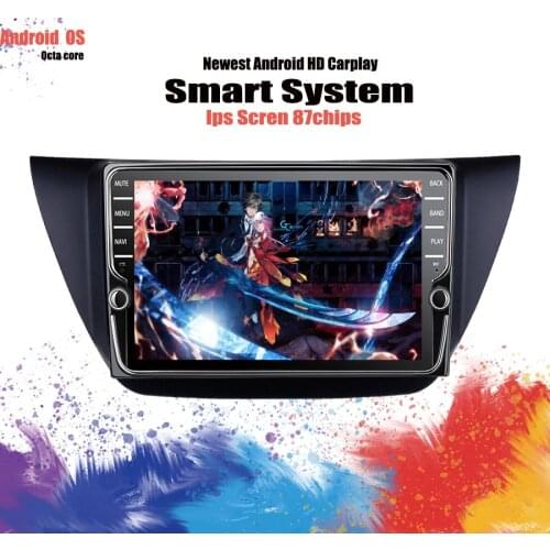Car Radio Multimedia Player Android 10 4GB RAM 64G ROM for Mitsubishi Lancer ix 2006 2010 Car Stereo GPS Navigation pc tablet