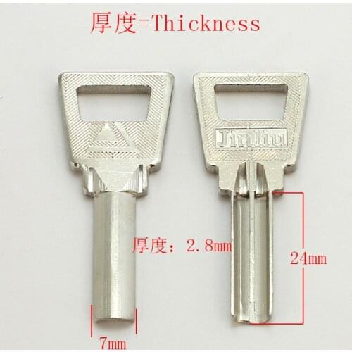 B179 Wholesale Locksmith Brass House Home Door Blank Empty Key Blanks Keys 20 pieces/lot