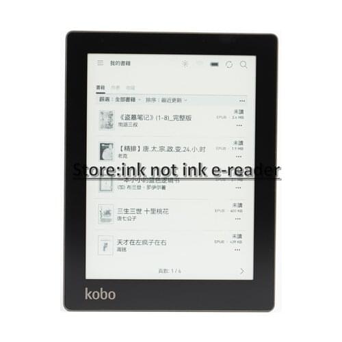 Kobo Aura ebook reader onyx boox ebook reader e-ink 6 inch edition 1 N514 Built-in Front Light e Book Reader WiFi 4GB books