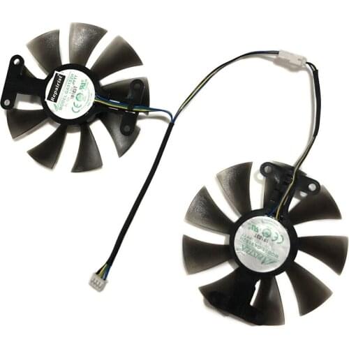 GK-GTX1060 GTX950 GPU Cooler Alternative Cooling Fan For kuroutoshikou GALAKURO GK GTX1060 RX580 Video Cards As Replacement