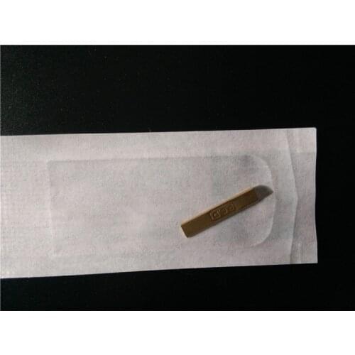 100Pcs PCD 12 14 19 U Shape Copper Tattoo Needles Microblading Blades For Semi Permanent Makeup Manual Pen 3D Eyebrow Embroidery