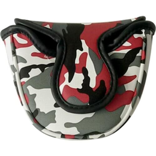 Camouflage Golf Club Putter Headcover - Waterproof Golf Mallet Head Cover Center Putter Guard - Universal fit