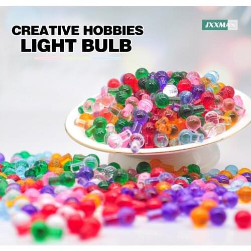 Ceramic Christmas Tree Plastic Bulb Multicolor Candy Replacement Tree Light Pendant DIY Home Decoration Navidad Childrens Toys