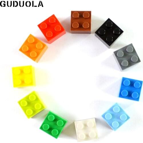 Brick 2x2 High Particles Small Building Blocks DIY Toys Compatible All Brands 3003 MOC Toys Gift 75 pcs/lot