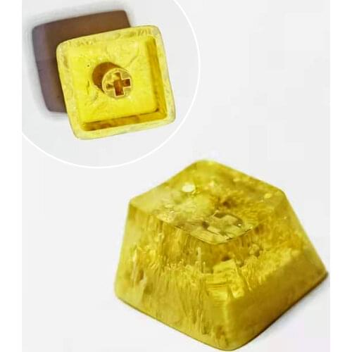 Handmade resin keycaps R4 Mechanical Keyboard keycap personality translucent halo dyeing keycaps