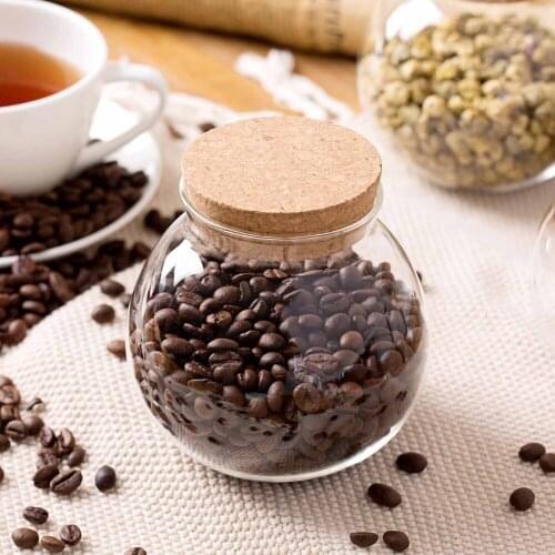 OTHERHOUSE Kitchen Storage Containers Tea Coffee Sugar Jar Bottle Glass Cereal Container Food Storage Bottle Jar Home Organizer