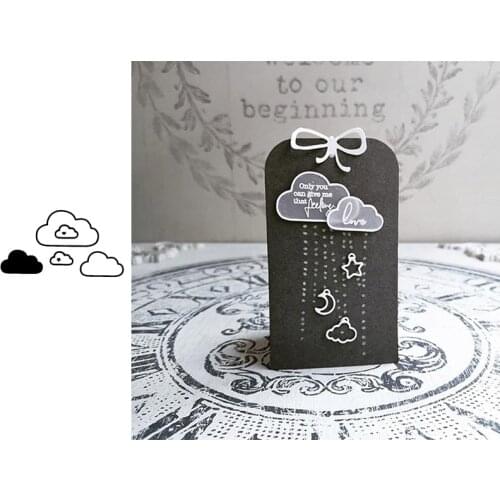 Soft clouds set 2020 new metal cutting dies cut die mold Scrapbook cards making paper craft knife mould blade punch