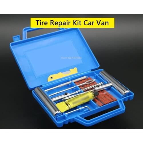 Tire Repair Kit Car Van Motorcycle Bike Tire Repair Tools Emergency Heavy Duty Tubeless Tire Puncture Repair Kit Plug Se
