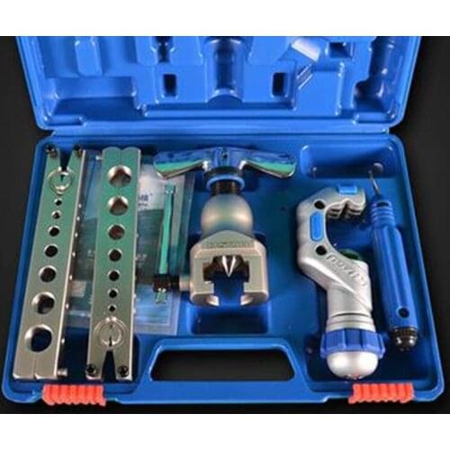 Copper tube flaring cutting tool kit, pipe flaring tool set WK-808FT