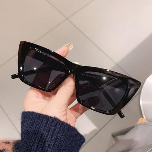 New Fashion cateye Frame 2021 Sunglasses Women Classic Square Retro Mirror Sun Glasses Men Street Beat Lunette De Soleil Femme