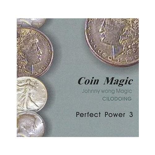 Perfect Power 3 (With DVD and Gimmicks) - Johnny Wong - Coin&Money Magic,Illusions,Close Up magic props,Mentalism,Accessories