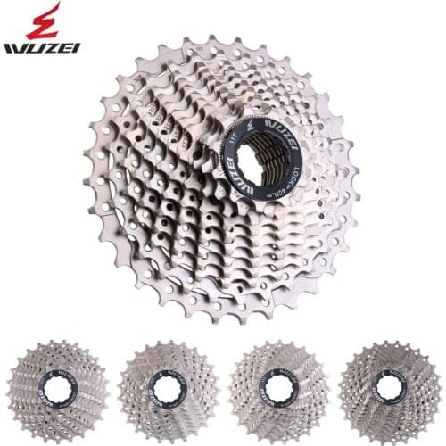 WUZEI 11-25T 28T 32T 34T 36T Road Bike Freewheel 8 9 10 11 12speed Chrome-molybdenum steel Flywheels 24/27/30S Cassette Sprocket