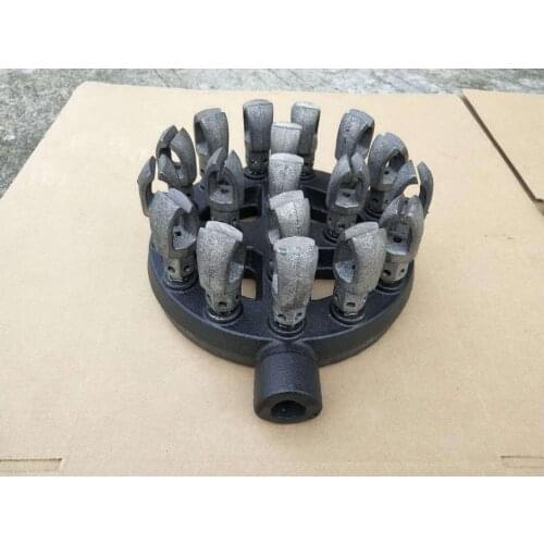 Supper quality Cast iron 18 duck nozzles gas jet tips burner for kitchen cooking propane jet burner with brass orifice lpg &lng