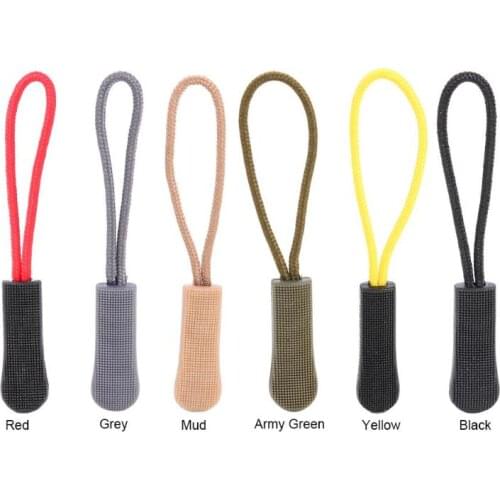 10pcs/pack Zipper Puller Anti Slip End Fit Rope Tag Fixer Zip Cord Tab Clip
