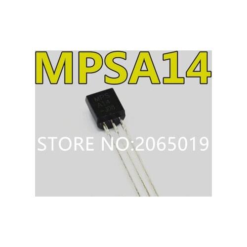 100PCS NEW A14 MPSA14 TO-92