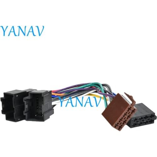 12-006 Wire Harness Adaptor ISO RADIO ADAPTER CABLE FOR-CHEVROLET 2006+/SAAB 9.5 1998+Car Stereo Radio ISO Standard Connector Ad