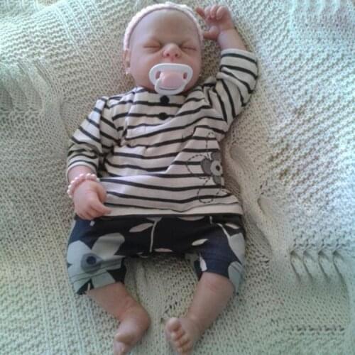 20inch DIY Rebirth Infant doll Mould bebe Reborn Kit newborn babies silicone doll parts Prototype