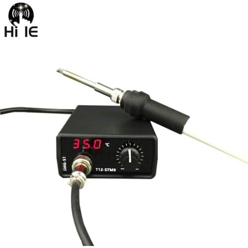 220V T12 Digital Soldering Iron Station Temperature Controller Constant Temperature With Sleep
