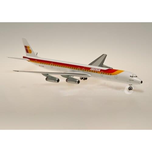 28.5CM ABS plastic Plane Model Toy 1:200 Scale Douglas DC-8-63 EC-BSE IBERIA Airline Aircraft Planes Model Airplanes Plane